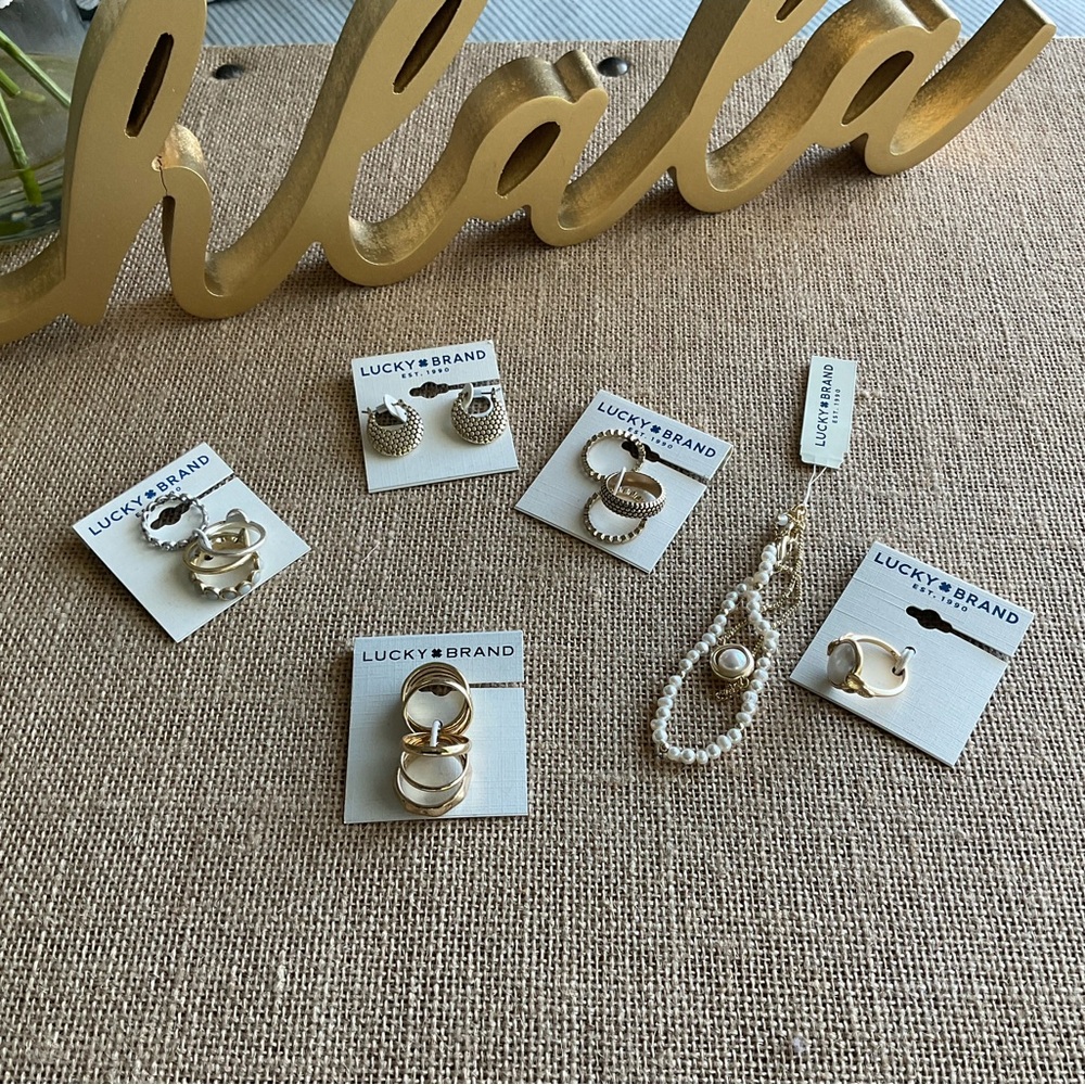 LUCKY BRAND Gold and Silver Women's Jewelry Set